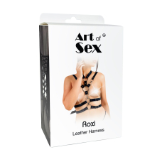 Сексуальна портупея жіноча Art of Sex – Roxi, розмір XS–2XL, колір чорний