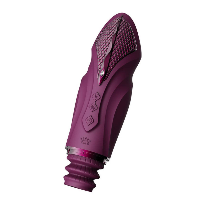 Смарт секс-машина з кристалом Swarovski – Zalo Sesh Velvet Purple – можливість керування через застосунок