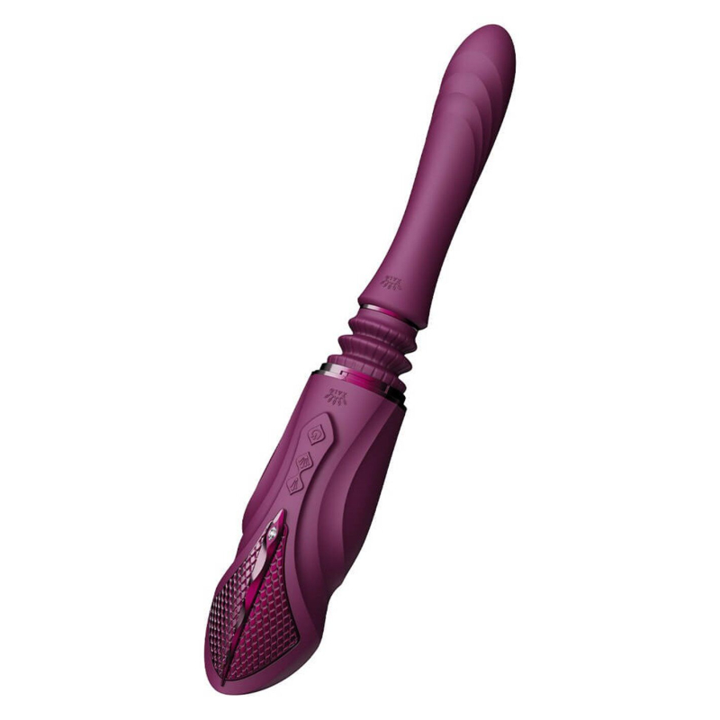 Смарт секс-машина з кристалом Swarovski – Zalo Sesh Velvet Purple – можливість керування через застосунок