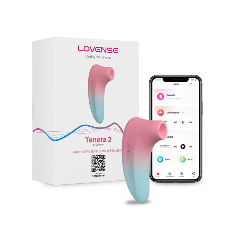 Смарт вакуумний стимулятор – Lovense Tenera 2 – потужний мотор, до 4500 імпульсів/хв