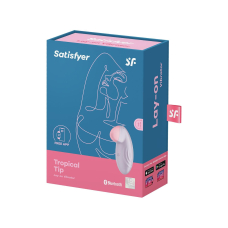 Смарт-вібратор для клітора – Satisfyer Tropical Tip Light Lilac – управління на відстані через застосунок