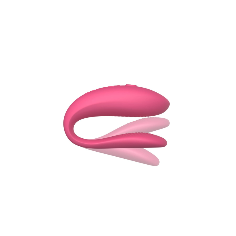 Смарт-вибратор для пар – We-Vibe Sync Lite Pink – 10 виброрежимов, управление через приложение