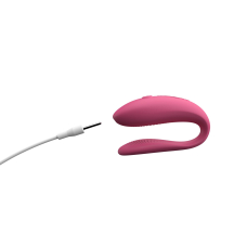 Смарт-вібратор для пар – We-Vibe Sync Lite Pink – 10 віброрежимів, керування через застосунок