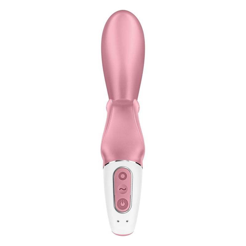 Смарт вібратор-кролик – Satisfyer Hug Me Pink – 2 мотори, 24 режими, застосунок для керування з телефона на відстані