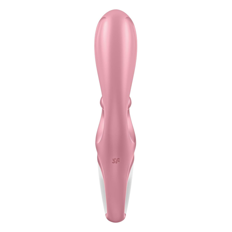Смарт вібратор-кролик – Satisfyer Hug Me Pink – 2 мотори, 24 режими, застосунок для керування з телефона на відстані