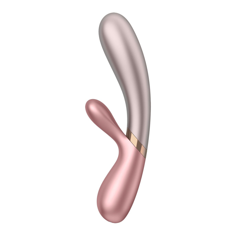 Смарт вібратор-кролик з підігрівом – Satisfyer Hot Lover Pink – 5 режимів + 7 ритмічних малюнків