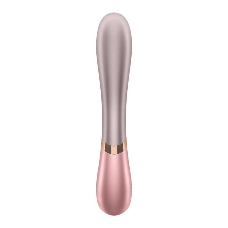 Смарт вібратор-кролик з підігрівом – Satisfyer Hot Lover Pink – 5 режимів + 7 ритмічних малюнків