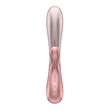 Смарт вібратор-кролик з підігрівом – Satisfyer Hot Lover Pink – 5 режимів + 7 ритмічних малюнків