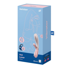 Смарт вібратор-кролик з підігрівом – Satisfyer Hot Lover Pink – 5 режимів + 7 ритмічних малюнків