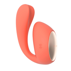 Смарт-вібратор – LELO Ida Wave Coral Red – технологія WaveMotion, 2 мотори, широка кліторальна зона, застосунок