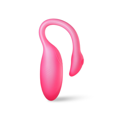 Смарт-виброяйцо – Magic Motion Flamingo Max Pink, 2 в 1: виброяйцо и тренажер Кегеля, 10 режимов вибрации