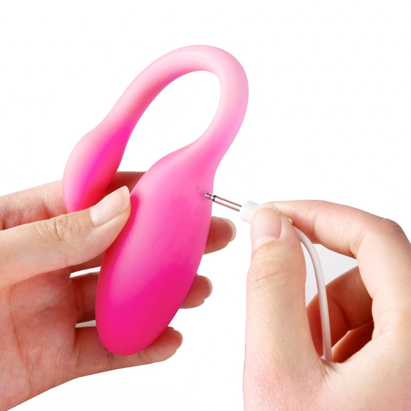 Смарт-віброяйце – Magic Motion Flamingo Max Pink, 2 в 1: віброяйце та тренажер Кегеля, 10 режимів вібрації