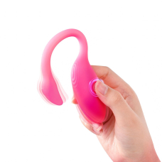 Смарт-віброяйце – Magic Motion Flamingo Max Pink, 2 в 1: віброяйце та тренажер Кегеля, 10 режимів вібрації