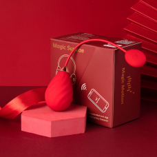 Смарт віброяйце Magic Motion Sundae Red – 10 встановлених режимів, дистанційне керування на відстанні, застосунок