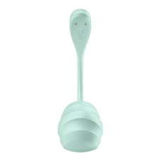 Смарт-віброяйце – Satisfyer Smooth Petal Connect Mint – Bluetooth‑підключення та керування на відстані з телефона