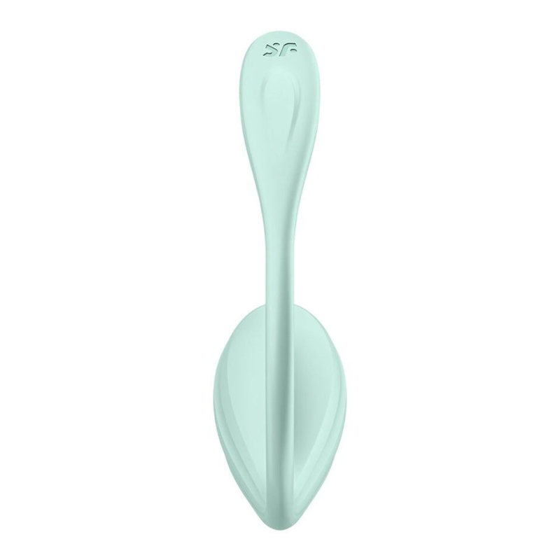 Смарт-виброяйцо – Satisfyer Smooth Petal Connect Mint – Bluetooth-подключение и управление на расстоянии с телефона