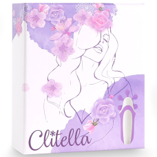 Стимулятор з імітацією оральних пестощів – FeelzToys Clitella Purple – 7 режимів, 3 унікальні насадки