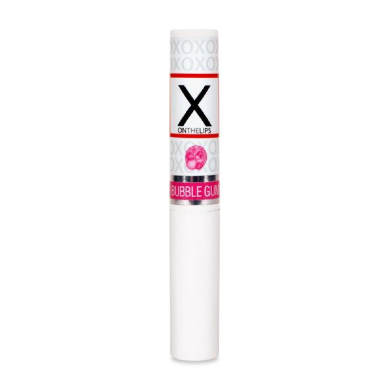 Стимулювальний бальзам для губ унісекс Sensuva - X on the Lips Bubble Gum з феромонами, жуйка