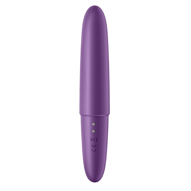 Тревел-вібропуля – Satisfyer Ultra Power Bullet 6 Violet – 5 режимів інтенсивності, 7 ритмів, водозахист