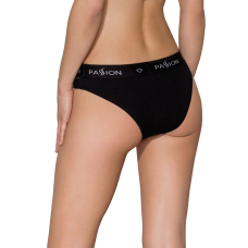 Трусики з прозорою вставкою Passion PS006 PANTIES L, чорний колір