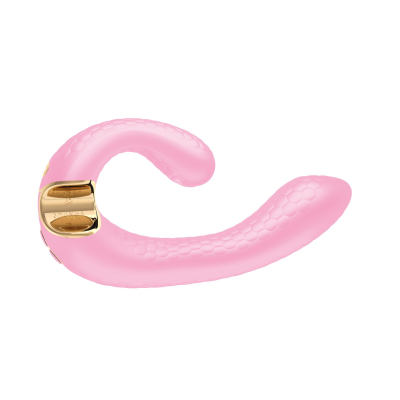 Вагинально-клиторальный вибратор-кролик – Shunga Miyo Light Pink – 10 режимов работы + 5 уровней интенсивности