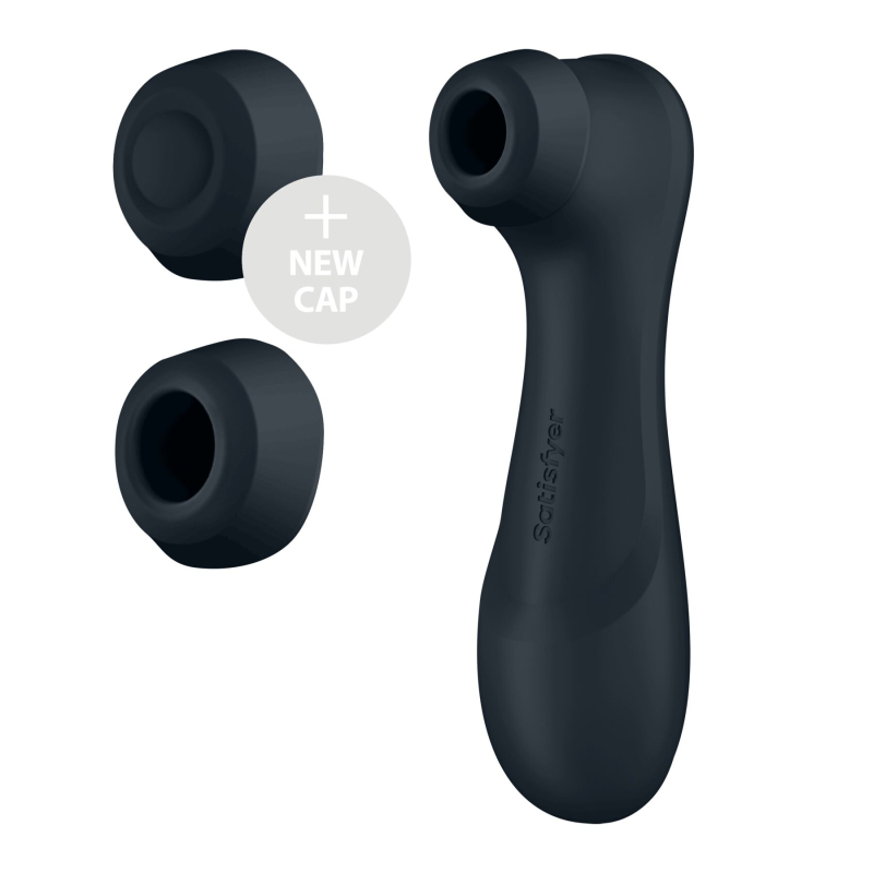 Вакуумный клиторальный стимулятор – Satisfyer Pro 2 Generation 3 Dark Grey – технология Liquid Air