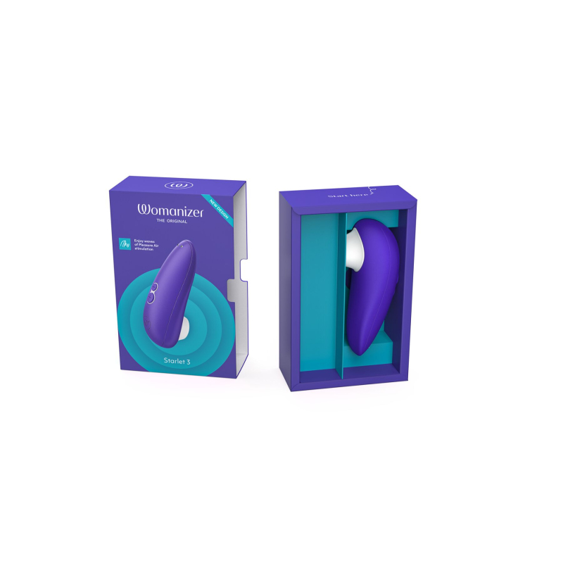 Вакуумний кліторальний стимулятор – Womanizer Starlet 3 Indigo – 6 рівнів інтенсивності