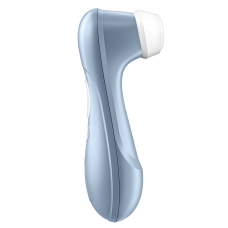 Вакуумний стимулятор для клітора – Satisfyer Pro 2 Blue – 11 рівнів інтенсивності, водозахист