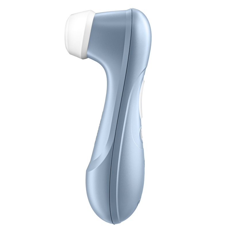 Вакуумний стимулятор для клітора – Satisfyer Pro 2 Blue – 11 рівнів інтенсивності, водозахист