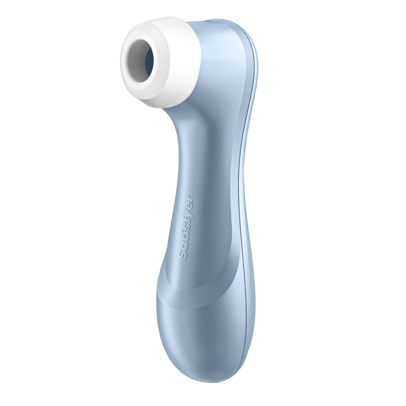 Вакуумний стимулятор для клітора – Satisfyer Pro 2 Blue – 11 рівнів інтенсивності, водозахист