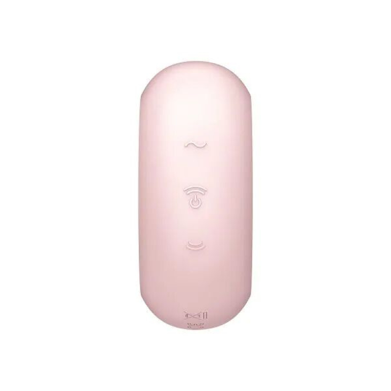 Вакуумный стимулятор с вибрацией – Satisfyer Pro To Go 3 Rose – Air Pulse, 12 вибро-режимов + 11 вакуумов