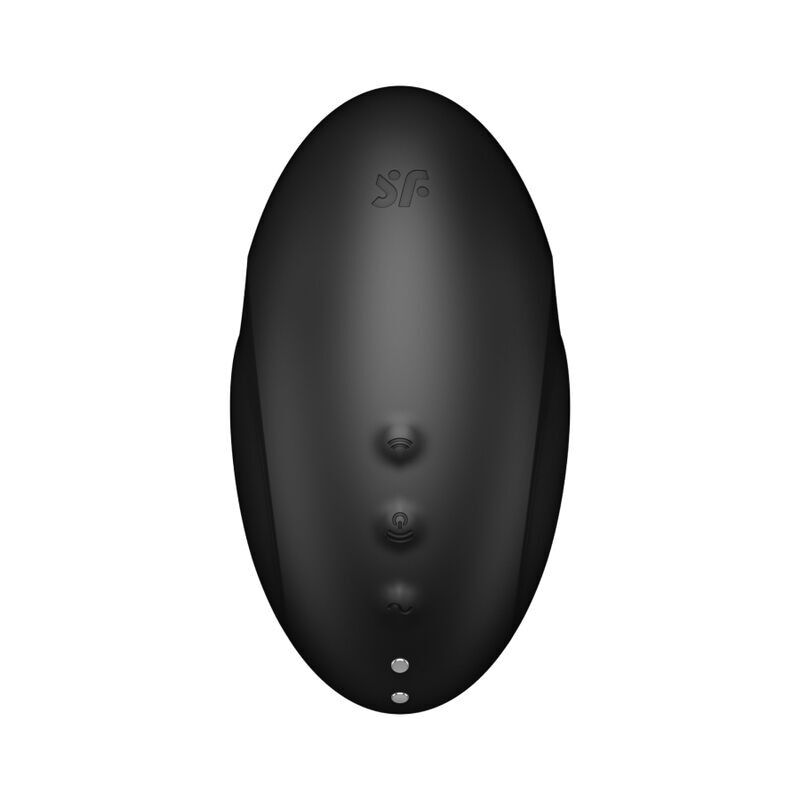 Вакуумний стимулятор з вібрацією – Satisfyer Vulva Lover 3 Black – 11 вакуумних режимів + 12 вібро-режимів