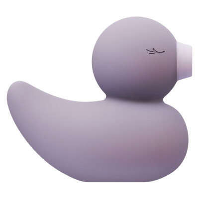 Вакуумний вібратор Качечка – CuteVibe Ducky Grey – 10 режимів вібрації та 3 режима вакуумної стимуляції