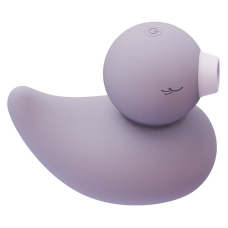 Вакуумний вібратор Качечка – CuteVibe Ducky Grey – 10 режимів вібрації та 3 режима вакуумної стимуляції