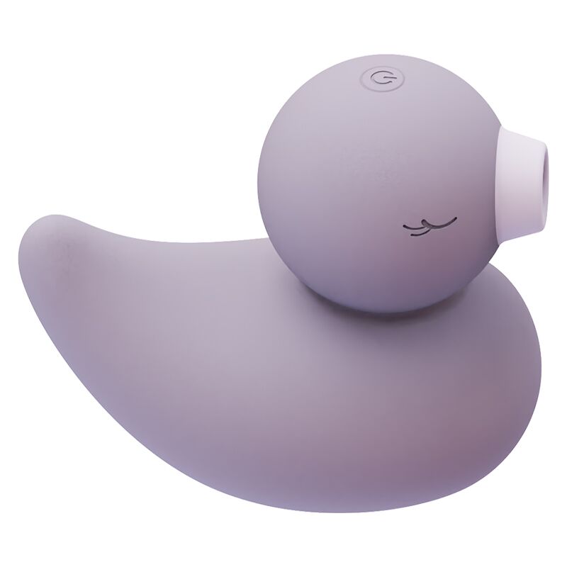 Вакуумний вібратор Качечка – CuteVibe Ducky Grey – 10 режимів вібрації та 3 режима вакуумної стимуляції