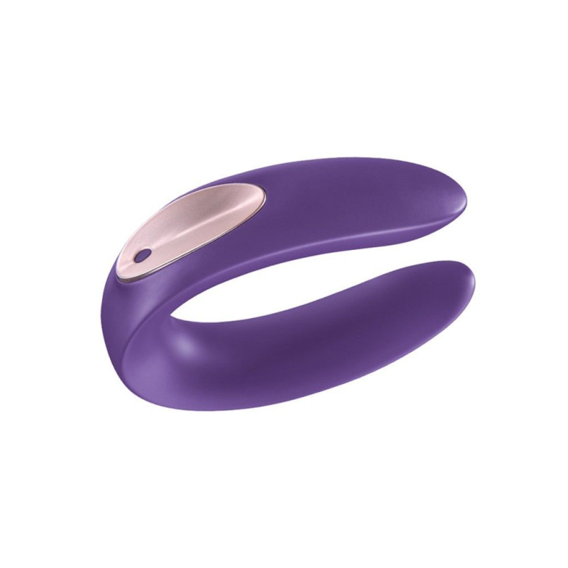 Вібратор для пар Satisfyer Double Plus Remote – пульт керування, стимуляція клітора та точки G, 2 моторчика