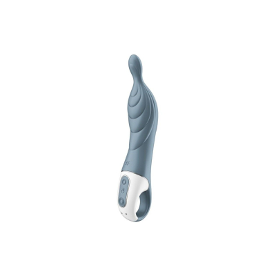 Вибратор для точки А – Satisfyer A-Mazing 2 Grey – 12 режимов вибрации, длина введения 15 см