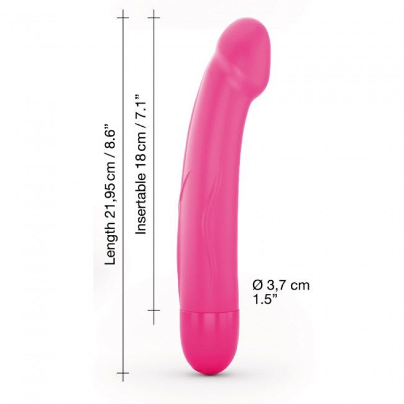 Вібратор для точки G – Dorcel Real Vibration Magenta 2.0 – 3 швидкості + 10 ритмів