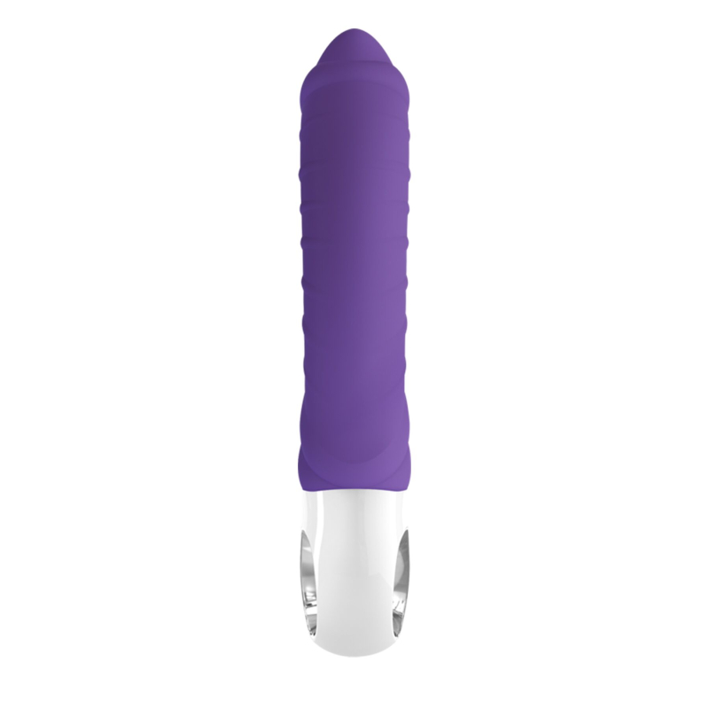 Вібратор для точки G – Fun Factory TIGER Violet – ребристий, 6 режимів та 6 швидкостей вібрації