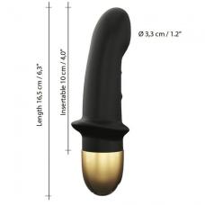 Вибратор для точки G и простаты – Dorcel Mini Lover Black 2.0 – 10 режимов
