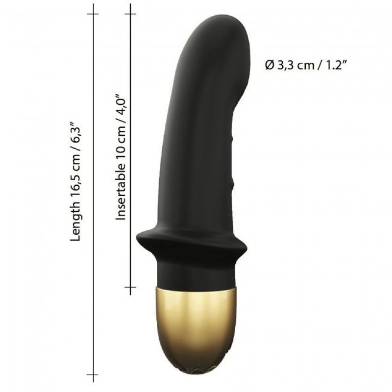 Вибратор для точки G и простаты – Dorcel Mini Lover Black 2.0 – 10 режимов