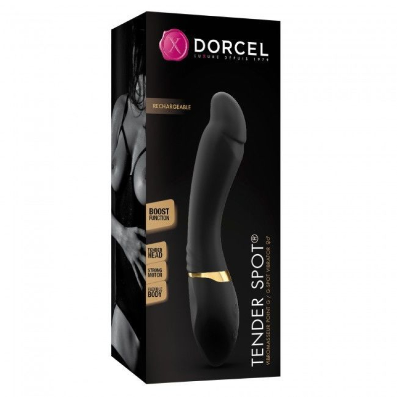 Вібратор – Dorcel Tender Spot – гнучкий стовбур, 7 режимів + турборежим