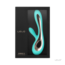 Вібратор-кролик – LELO Soraya 2 Aqua – 12 режимів, 2 синхронізовані мотори