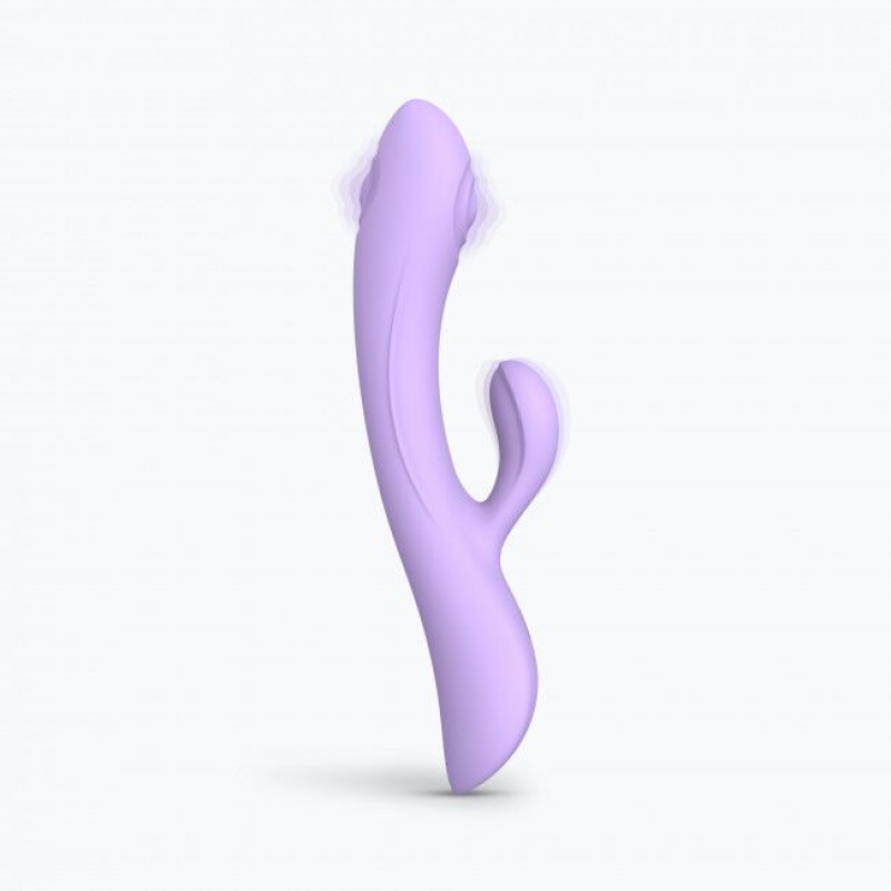 Вибратор-кролик – Love To Love Bunny&Clyde Viva Mauve – массаж точки G и клитора, перезаряжается
