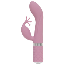 Вібратор-кролик – Pillow Talk Kinky Pink з кристалом Сваровські, два потужних мотори
