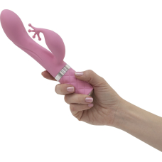 Вібратор-кролик – Pillow Talk Kinky Pink з кристалом Сваровські, два потужних мотори