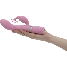 Вібратор-кролик – Pillow Talk Kinky Pink з кристалом Сваровські, два потужних мотори