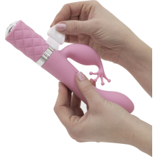 Вибратор-кролик – Pillow Talk Kinky Pink с кристаллом Сваровски, два мощных мотора