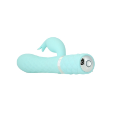 Вібратор-кролик з обертами та вібрацією – Pillow Talk Lively Teal – кристал Swarovski, подвійний мотор