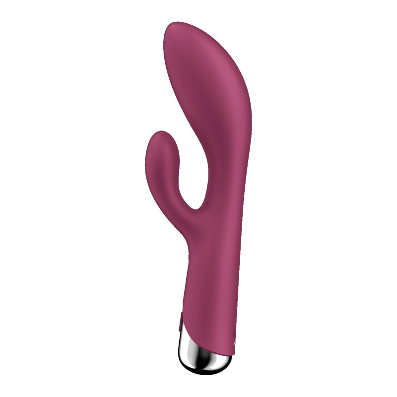 Вибратор-кролик с ротацией – Satisfyer Spinning Rabbit 1 Red – 3 мотора, вращение + вибрация